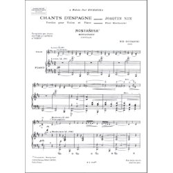 Chants D'Espagne Violon-Piano